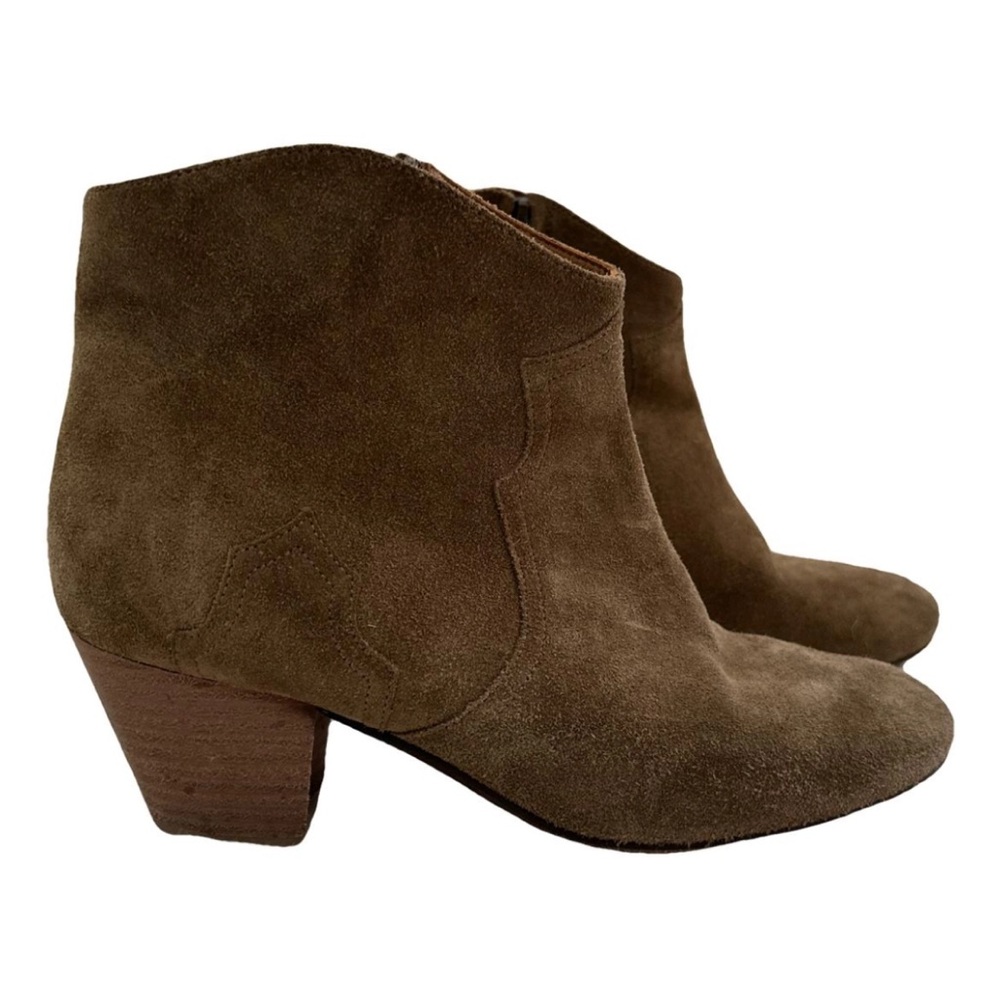 Isabel Marant Suede Western Boots